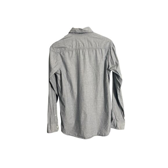 Wrangler Small Chambray Long Sleeve Western Shirt - Picture 3 of 4